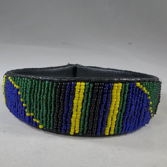Hand Crafted Accessories - African (Kenyan) Handmade Head Band, Maasai Beads